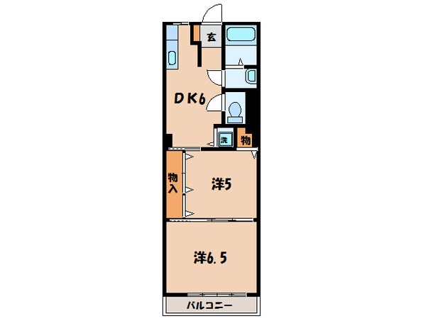 西尾駅 徒歩3分 3階の物件間取画像